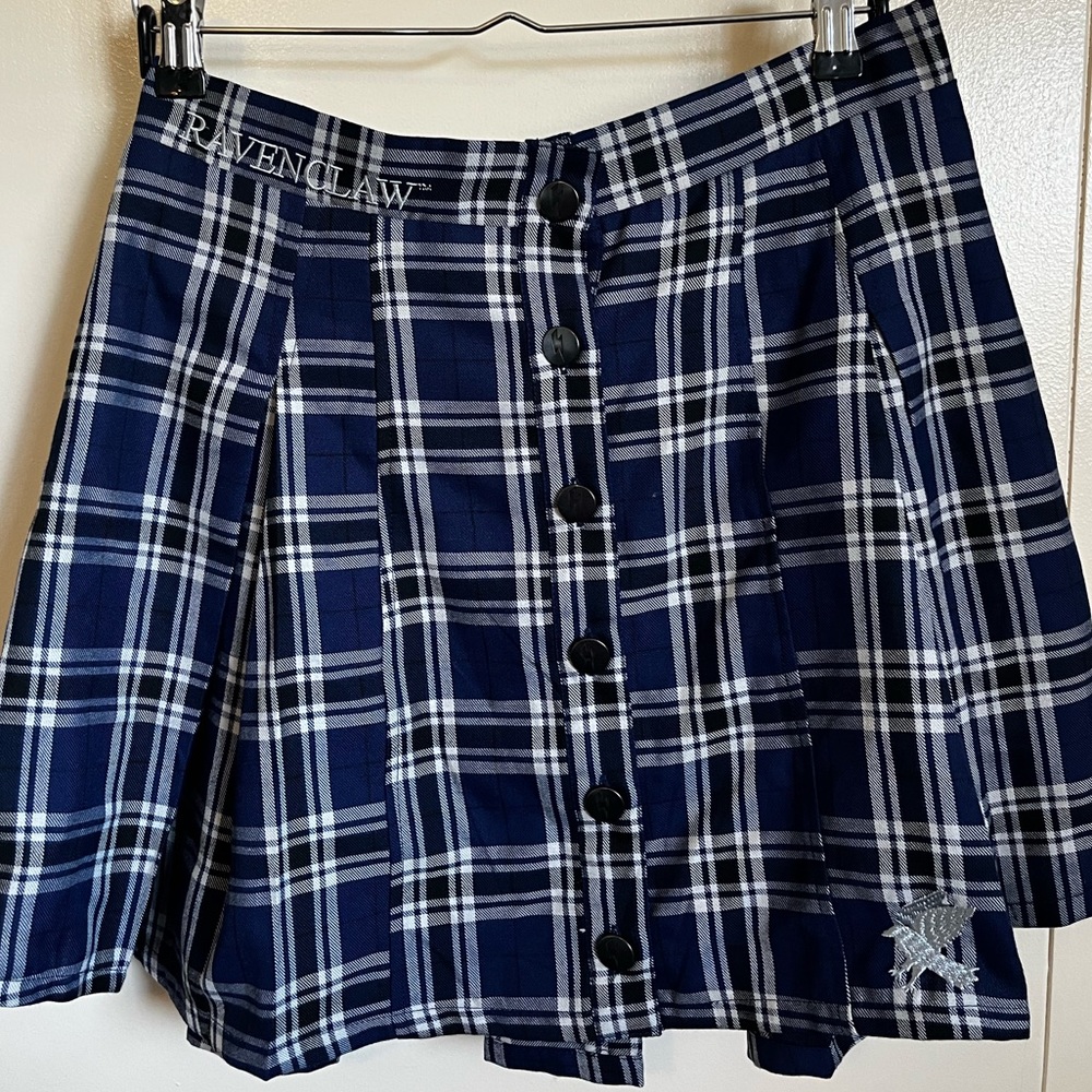 Ravenclaw Pleated Plaid Skirt